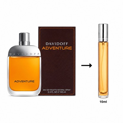 Davidoff Adventure Eau De Toilette For Men(Decanted From Original Bottle) - 10 ML / 175 Sprays