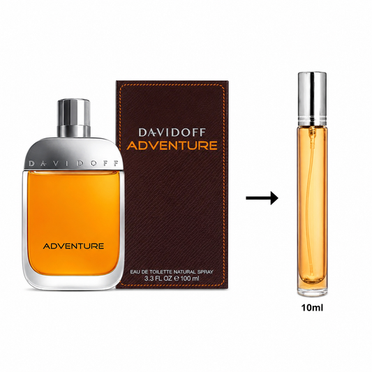 Davidoff Adventure Eau De Toilette For Men(Decanted From Original Bottle) - 10 ML / 175 Sprays