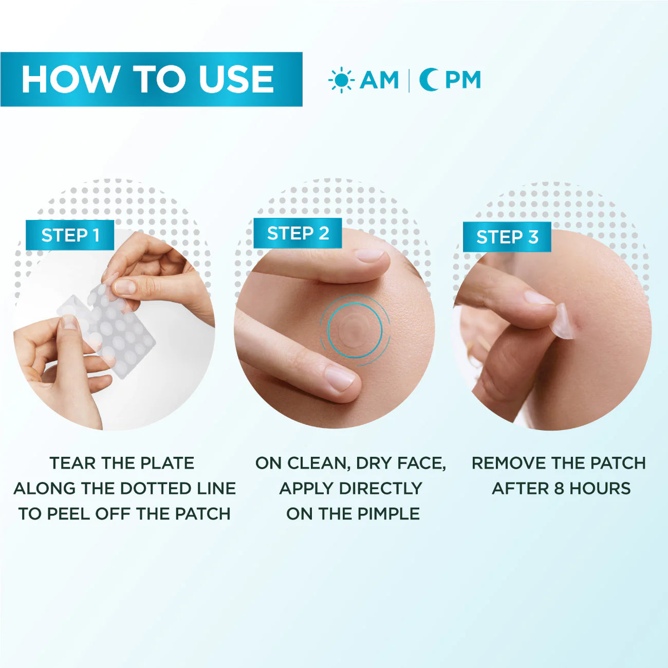 Garnier Pure Active 8H Invisible Hydrocolloid Face Pimple Patch - 22 Patches & 2 sizes