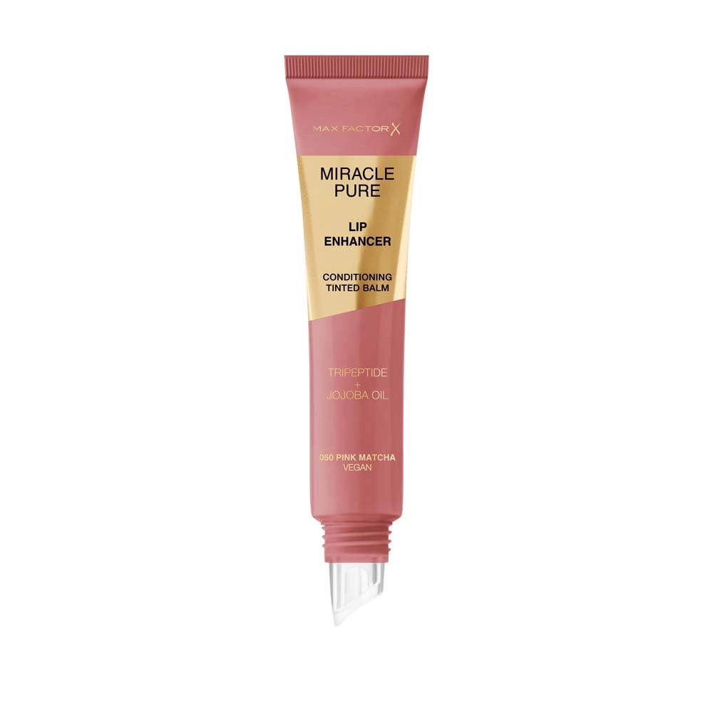 Max Factor Miracle Pure Lip Enhancer tube on a white background