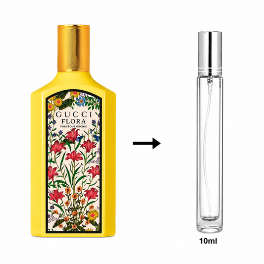 Gucci Flora Gorgeous Orchid Eau De Parfum For Women(Decanted From Original Bottle) - 10 ML / 175 Sprays