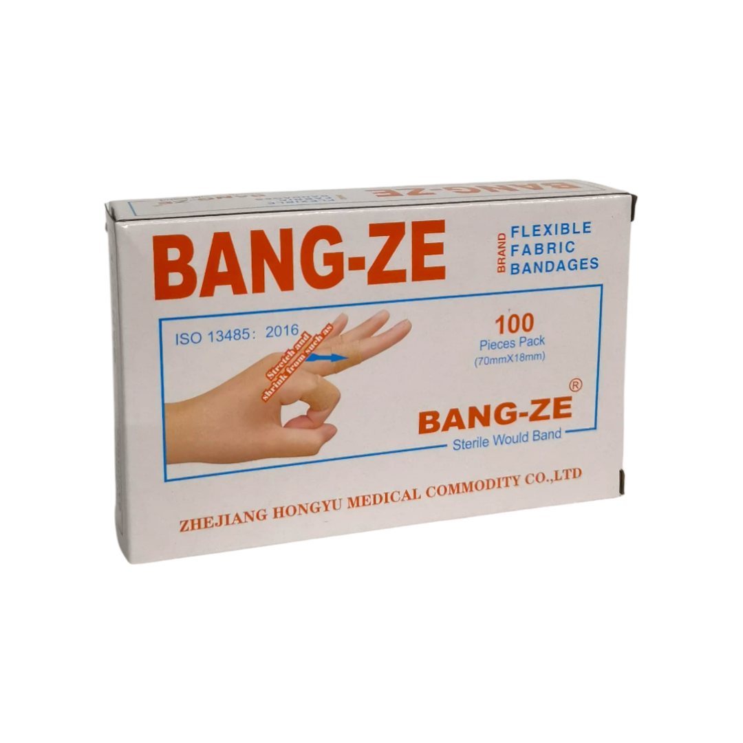 Bang-ze Flexible Fabric Bandages - 100 Pcs