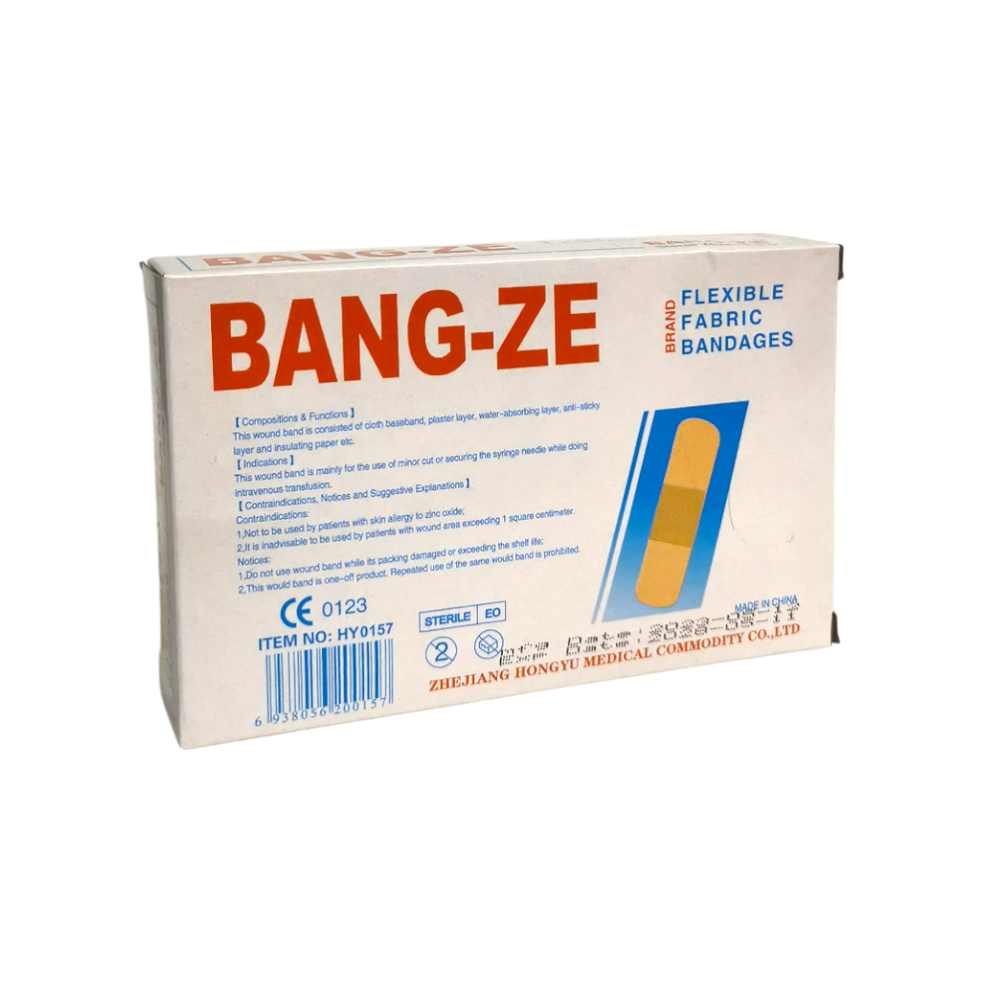 Bang-ze Flexible Fabric Bandages - 100 Pcs