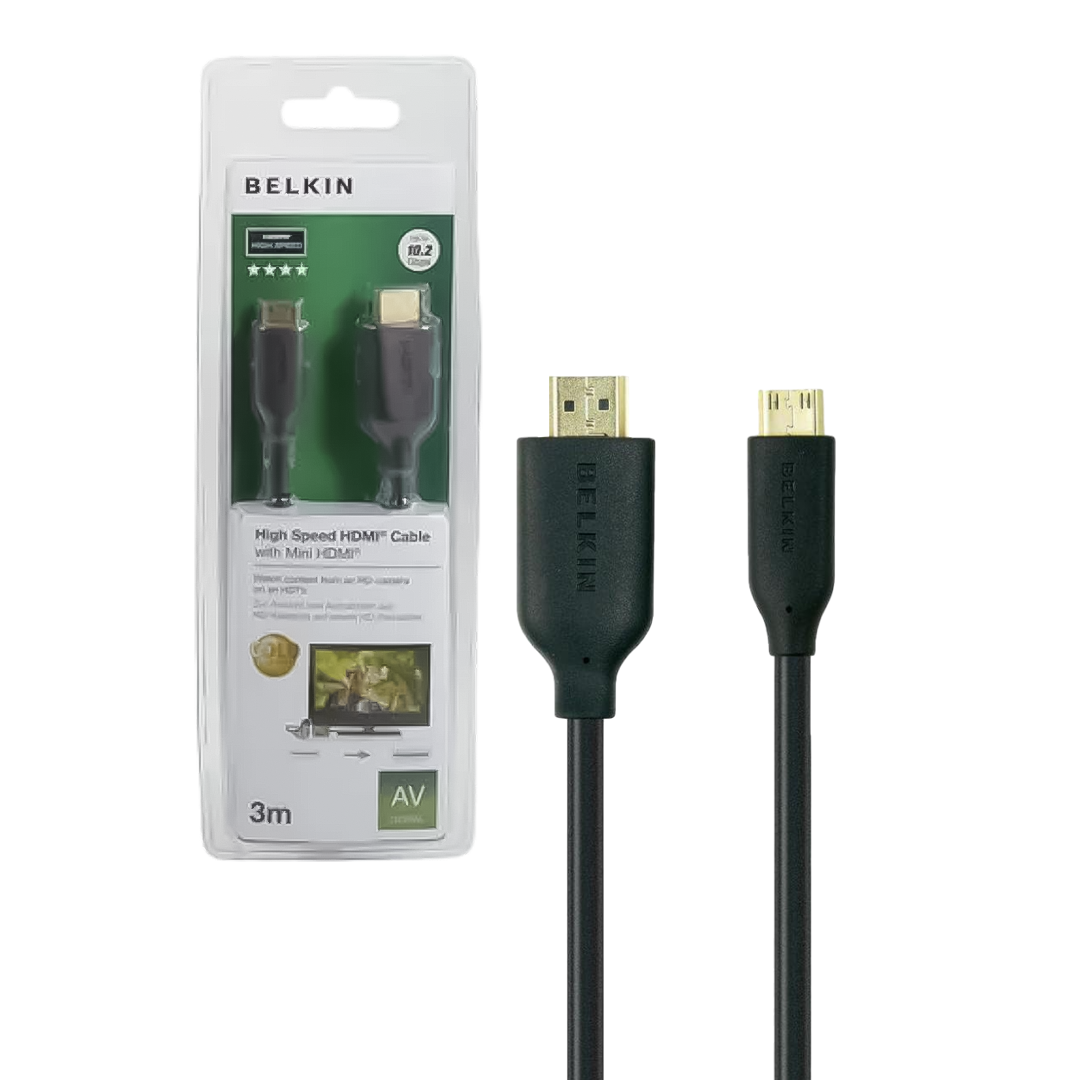 Belkin High Speed HDMI Cable With Mini HDMI 3m