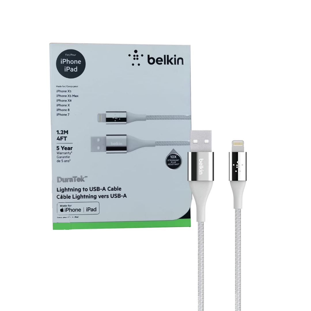 Belkin Lightning To USB-A Cable Silver