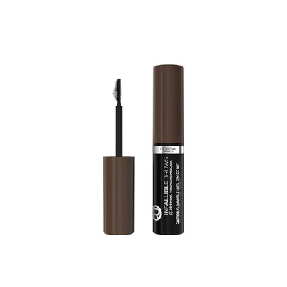 L'Oreal Infallible Brows product with applicator on a white background