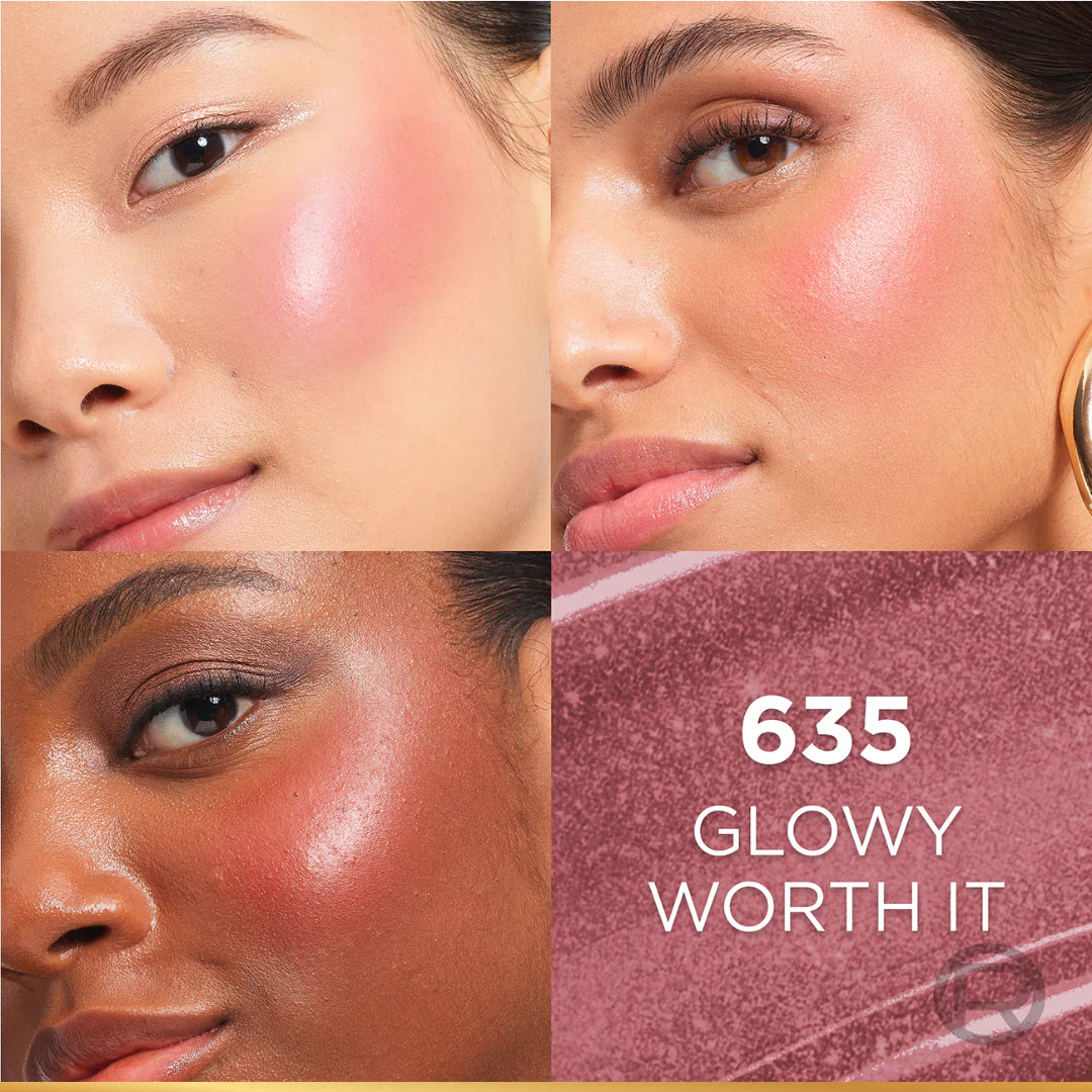 L’Oréal Paris LUMI Le Liquid Blush - 5 Glowy Shades - Buildable