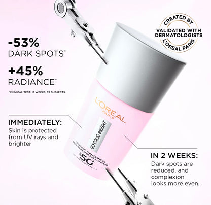 L’Oréal Paris Glycolic Bright Anti-Dark Spot Daily UV Fluid SPF 50+