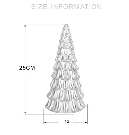 Silver Christmas Tree Tabletop Decoration