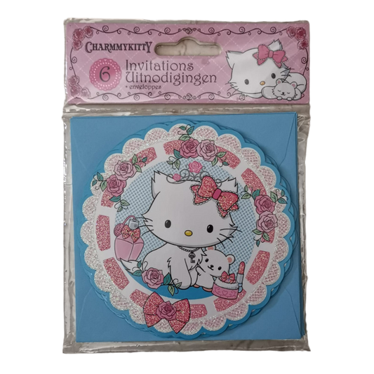 CharmKitty Invitation Cards With Envelopes - 5 Pcs