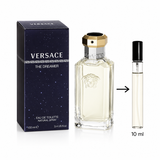 Versace The Dreamer Eau De Toilette For Men - 10 ML / 175 Sprays - Decanted From Original Bottle