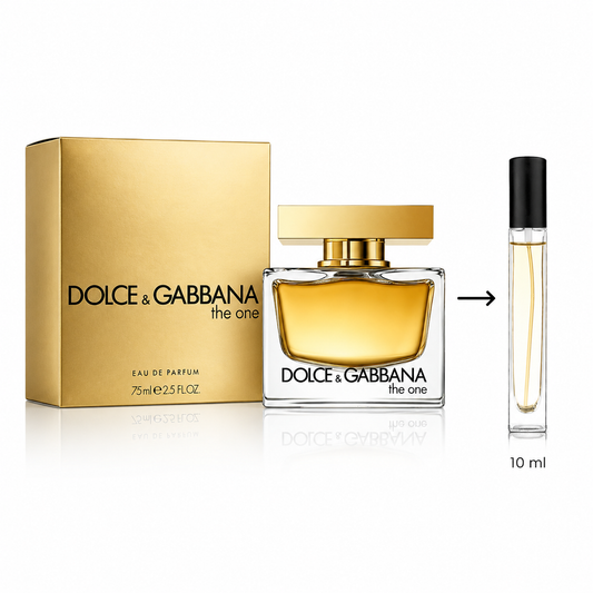 Dolce & Gabbana The One Eau De Parfum For Women - 10 ML / 175 Sprays - Decanted From Original Bottle