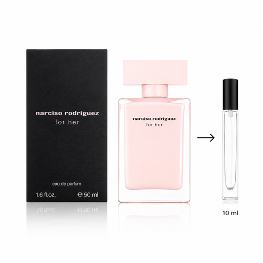 Narciso Rodriguez For Her Eau De Parfum For Women - 10 ML / 175 Sprays - Decanted From Original Bottle