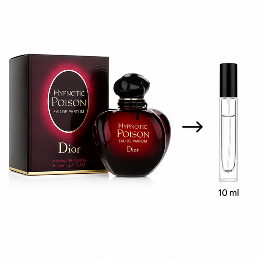 Dior Hypnotic Poison Eau De Parfum For Women - 10 ML / 175 Sprays - Decanted From Original Bottle