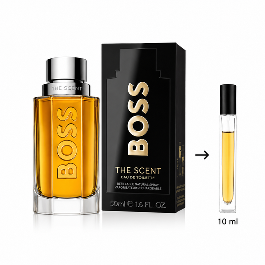 Hugo Boss The Scent  Eau De Toilette For Men - 10 ML / 175 Sprays - Decanted From Original Bottle