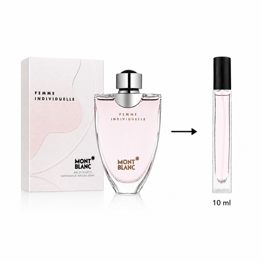 Montblanc Femme Individuelle Eau De Toilette For Women - 10 ML / 175 Sprays - Decanted From Original Bottle