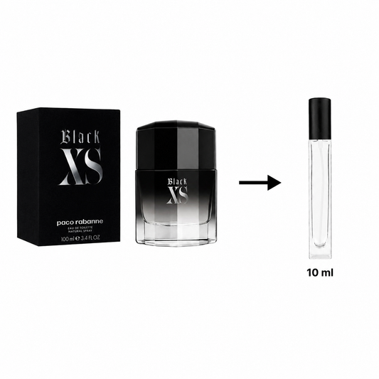 Paco Rabanne Black XS Eau De Toilette For Men - 10 ML / 175 Sprays - Decanted From Original Bottle