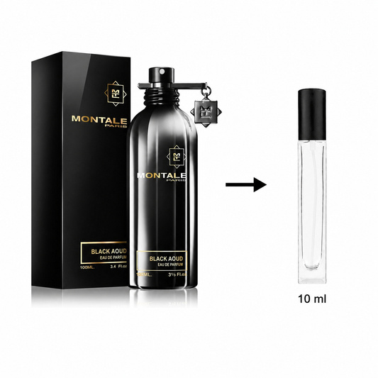 Montale Black Aoud Eau De Parfum For Men - 10 ML / 175 Sprays - Decanted From Original Bottle