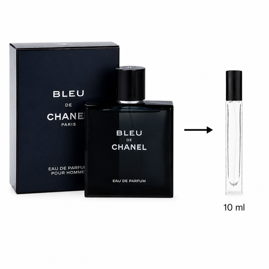 Chanel Bleu De Chanel Eau De Parfum For Men - 10 ML / 175 Sprays - Decanted From Original Bottle