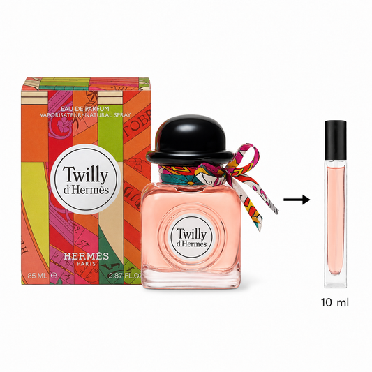 Hermes Twilly d'Hermès Eau De Parfum For Her - 10 ML / 175 Sprays - Decanted From Original Bottle