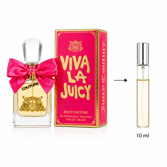 Juicy Couture Viva La Juicy Eau De Parfum For Women - 10 ML / 175 Sprays - Decanted From Original Bottle
