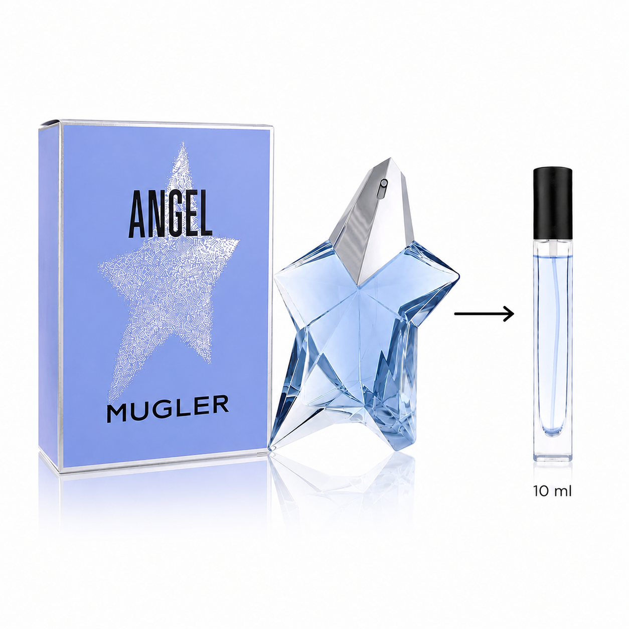 Thierry Mugler Angel Eau De Parfum For Women - 10 ML / 175 Sprays - Decanted From Original Bottle