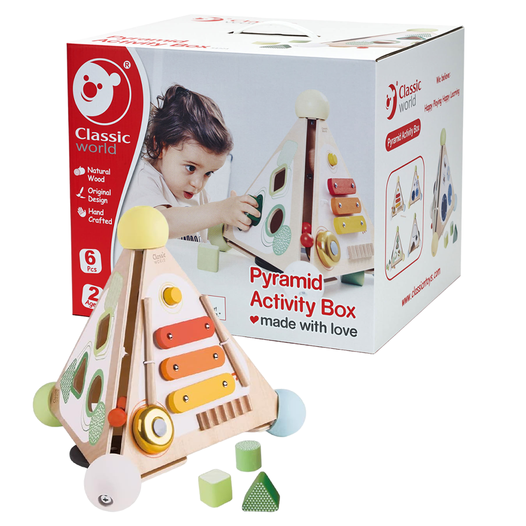 Classic World Pyramid Activity Box Toy – MENKELCHI