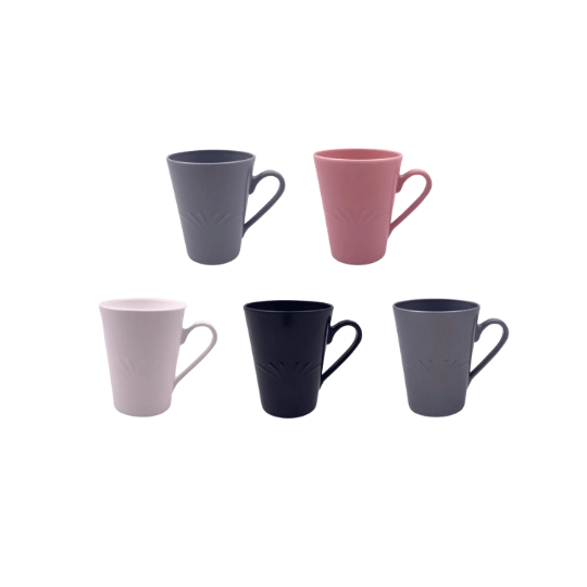 Colorful Plastic Mug with Handle