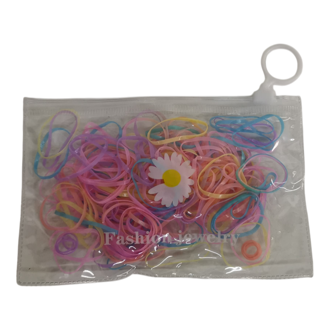 Colorful Hair Rubber Bands - 3 Styles