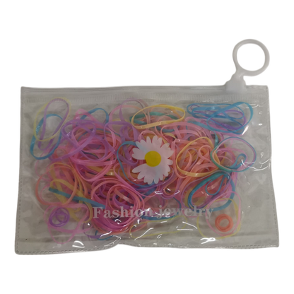 Colorful Hair Rubber Bands - 3 Styles