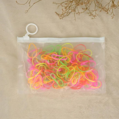 Colorful Hair Rubber Bands - 3 Styles