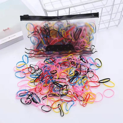 Colorful Hair Rubber Bands - 3 Styles