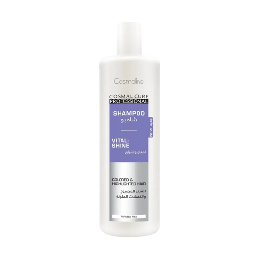 Cosmaline Cosmal Cure Professional Vital Shine Shampoo For Colored & Highlighted Hair - 500ml