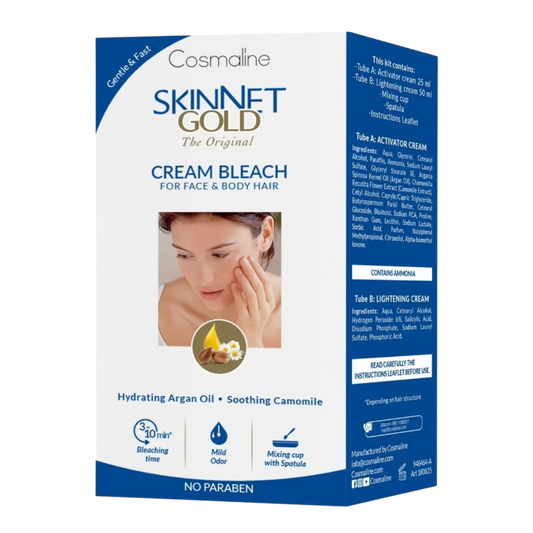 Cosmaline Skinnet Gold Cream Bleach - (25+50ml)