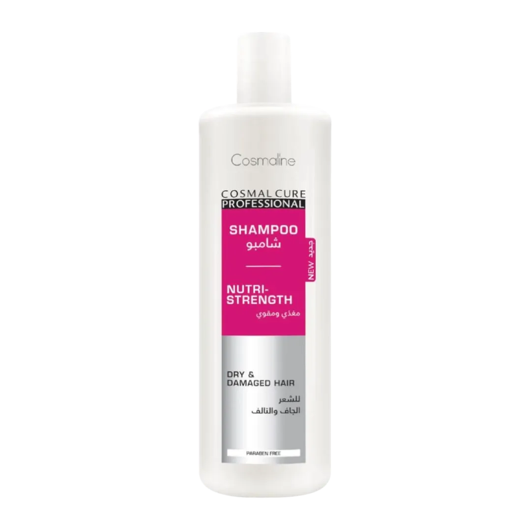 Cosmaline Cosmal Cure Professional Nutri Strength Shampoo For Dry & Damaged Hair - 500ml