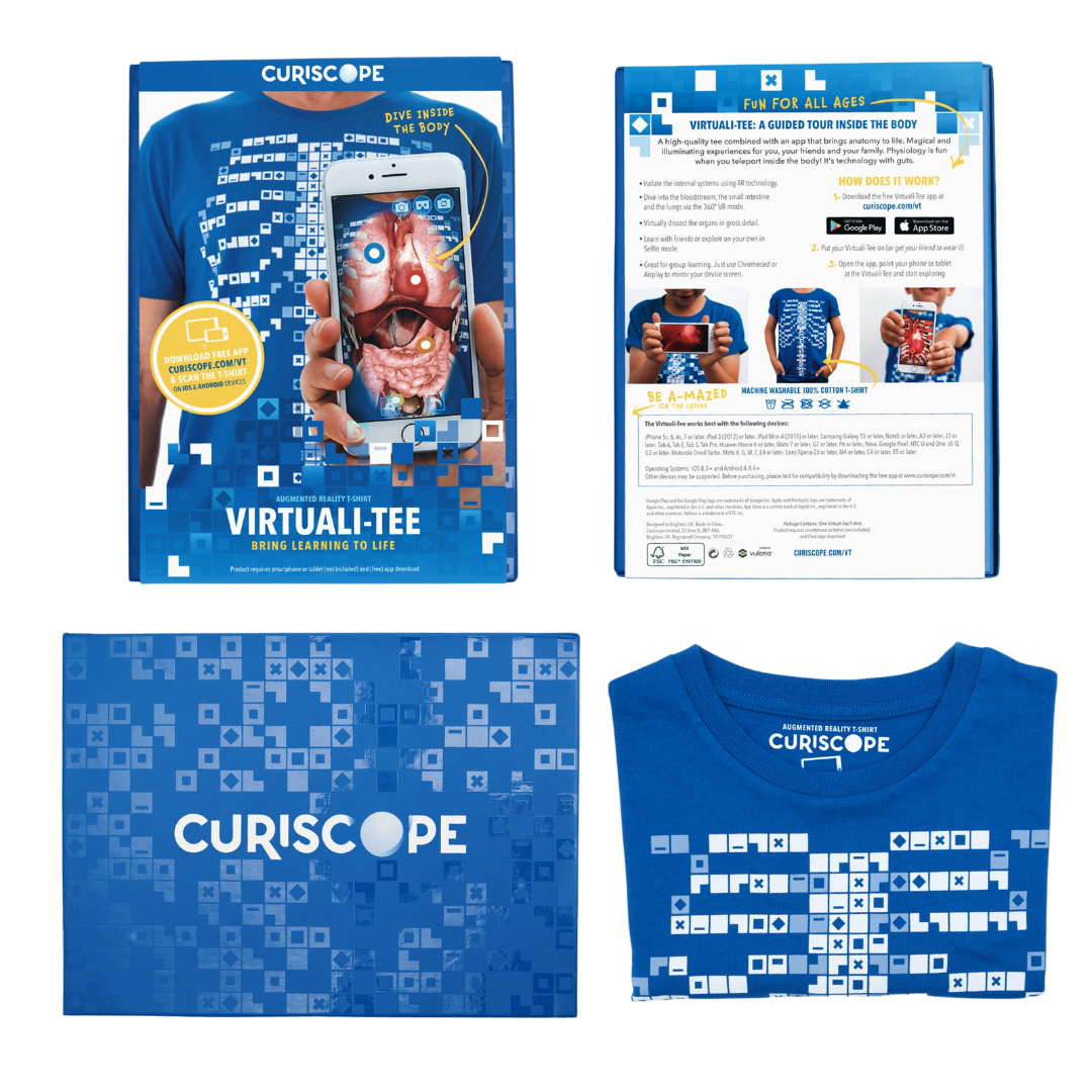 Curiscope Virtuali-Tee - Augmented Reality T-Shirt