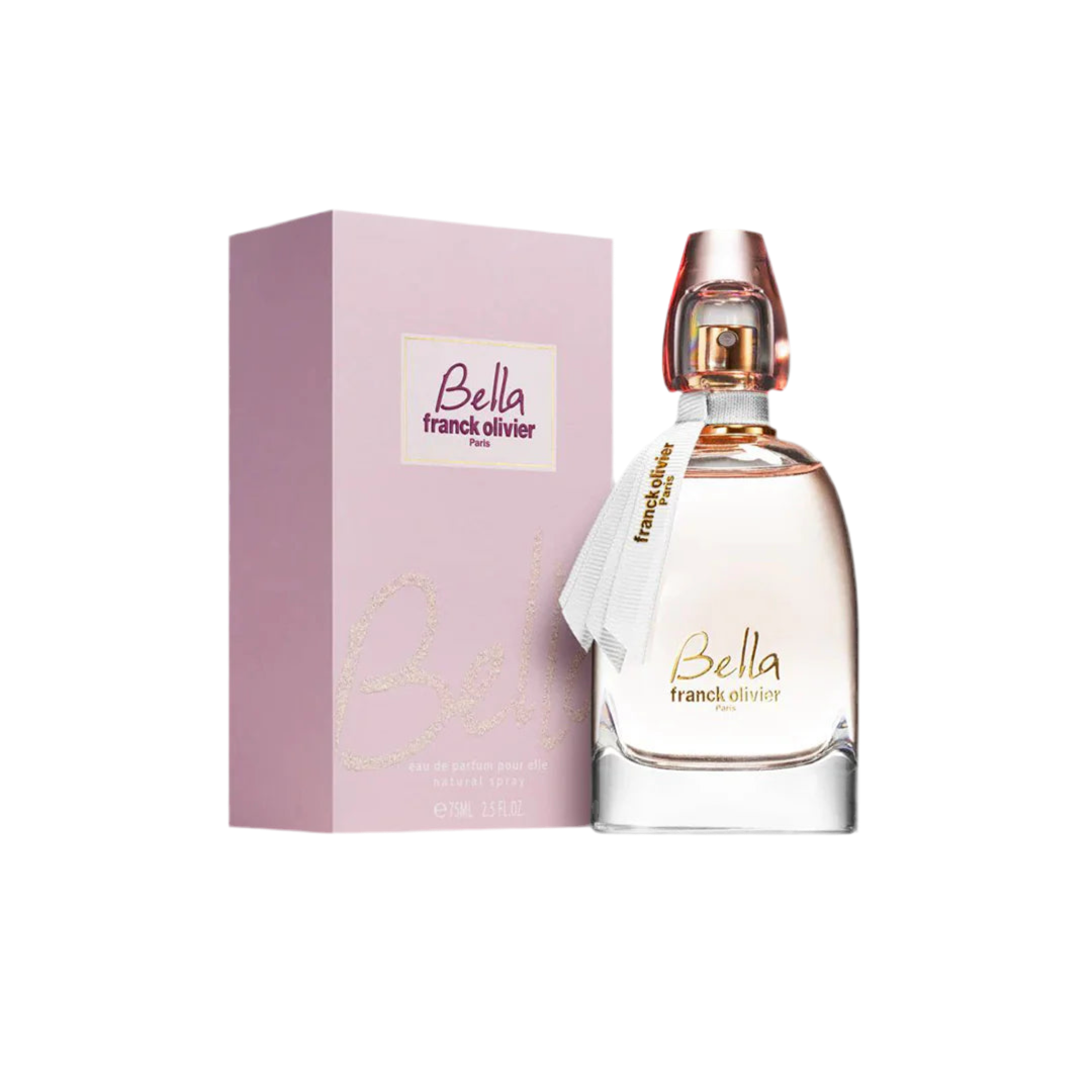 Bella Franck Olivier perfume bottle and packaging on a white background