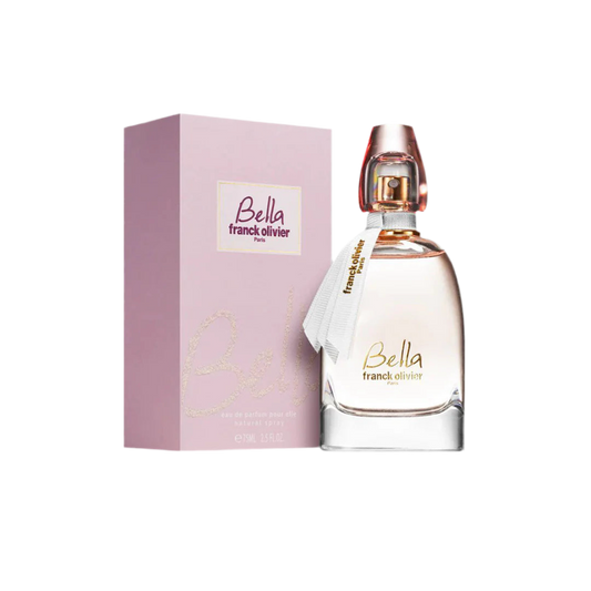 Bella Franck Olivier perfume bottle and packaging on a white background