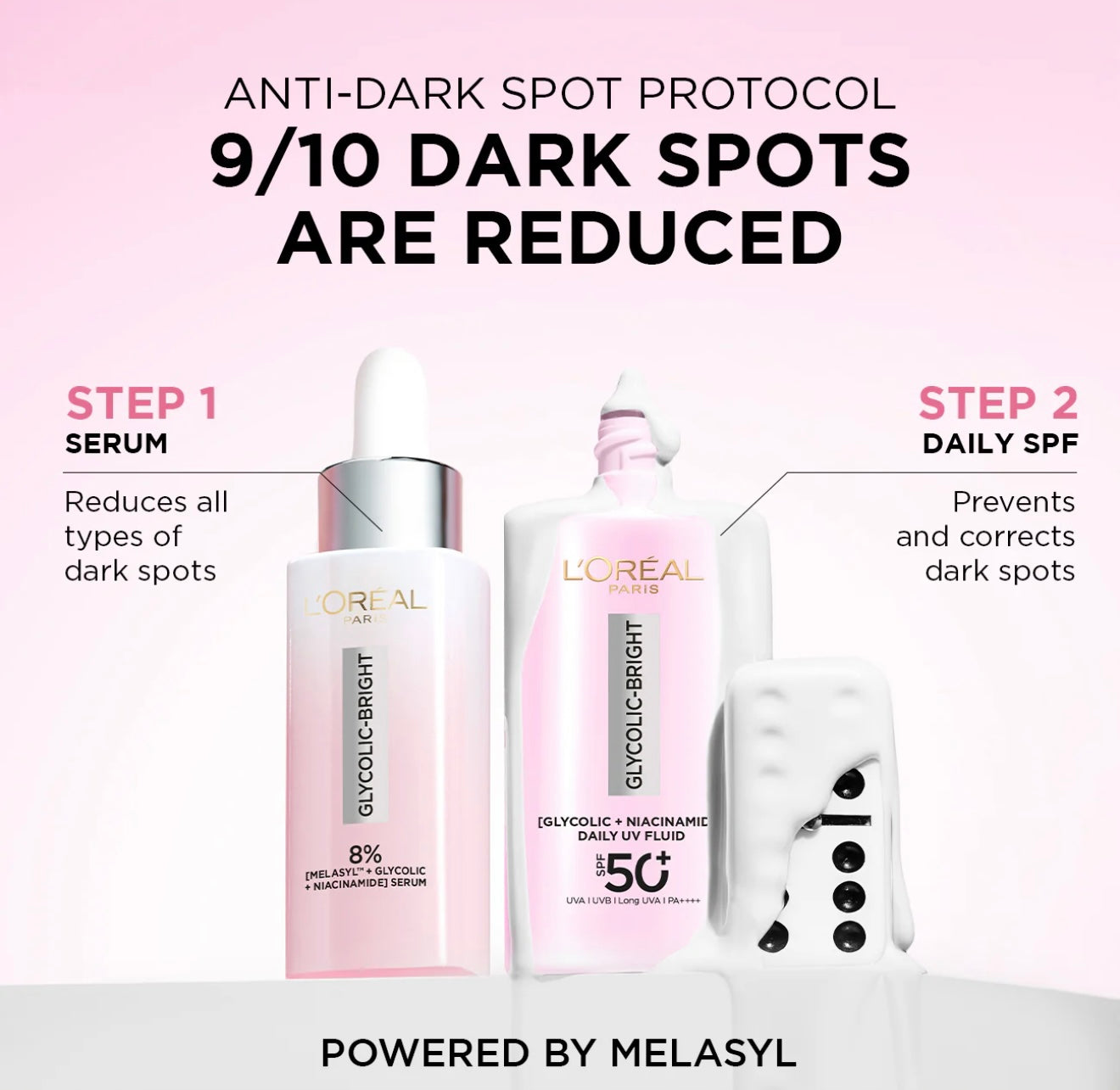 L’Oréal Paris Glycolic Bright Anti-Dark Spot Daily UV Fluid SPF 50+