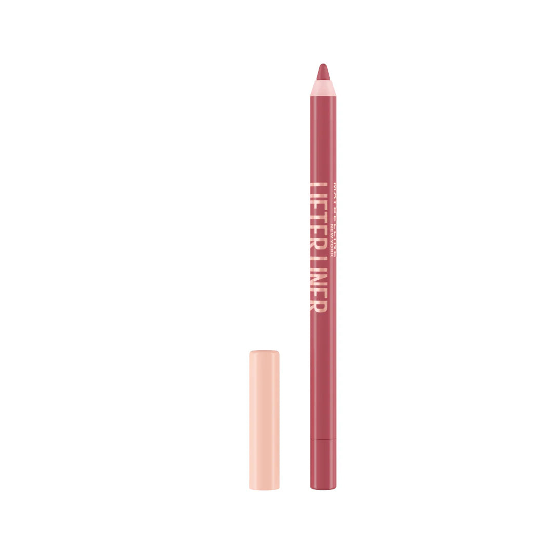 Maybelline Lifter Liner Lip Liner With Hyaluronic Acid pencil with cap on a white background