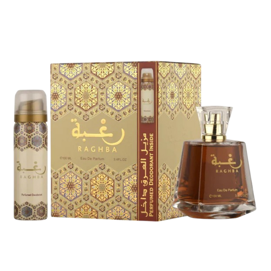 Raghba Eau De Parfum Unisex Gift Sex - 2 Pcs