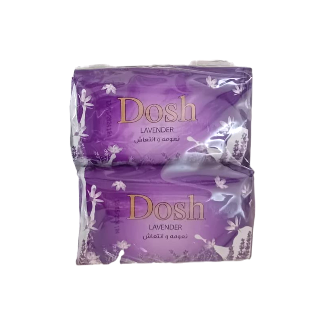 Dosh Lavender Beauty Soap - 4 Pcs