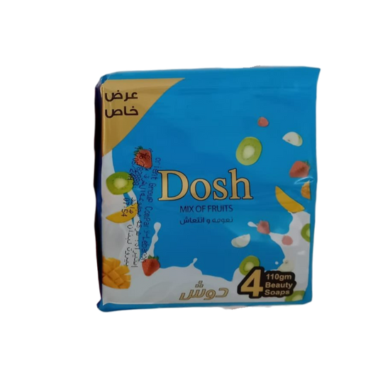 Dosh Mix Of Fruits Soaps - 4 Pcs