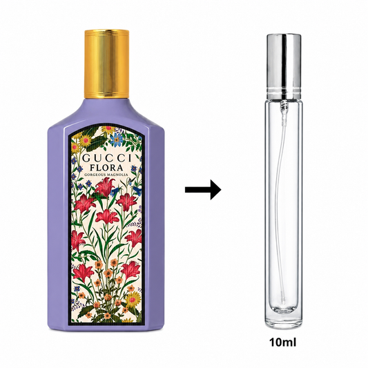 Gucci Flora Gorgeous Magnolia Eau De Parfum For Women(Decanted From Original Bottle) - 10 ML / 175 Sprays