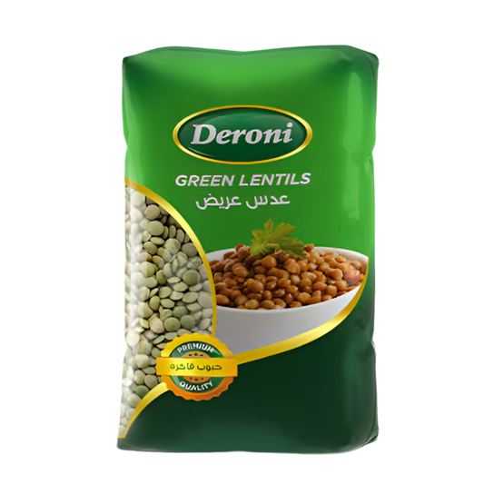 Deroni Green Lentils - 900GR