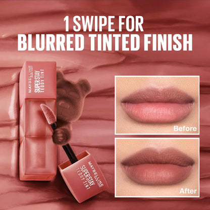 Maybelline Super Stay Teddy Tint – 12H Long-Lasting Soft Matte Lip Tint