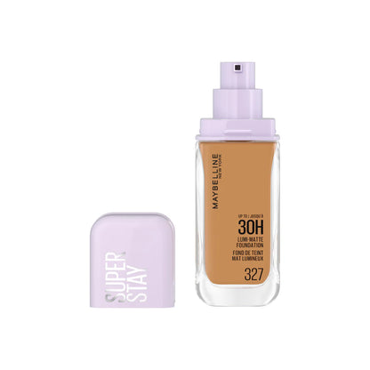 Maybelline Long-Lasting Liquid Foundation Super Stay Lumi-Matte - 30H Longwear, All Skin Types