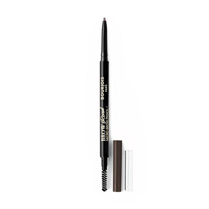 Bourjois Micro Brow eyebrow pencil with cap and brush on a white background