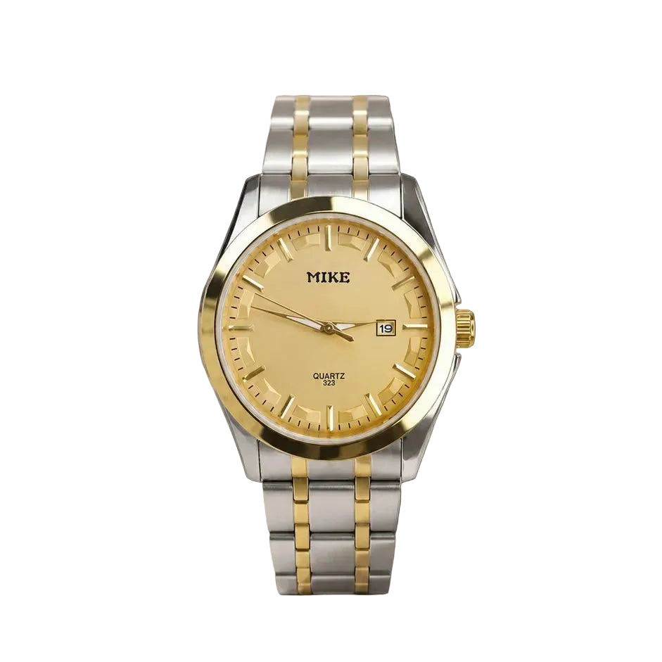 Mike Watch For Men - Silver And Gold