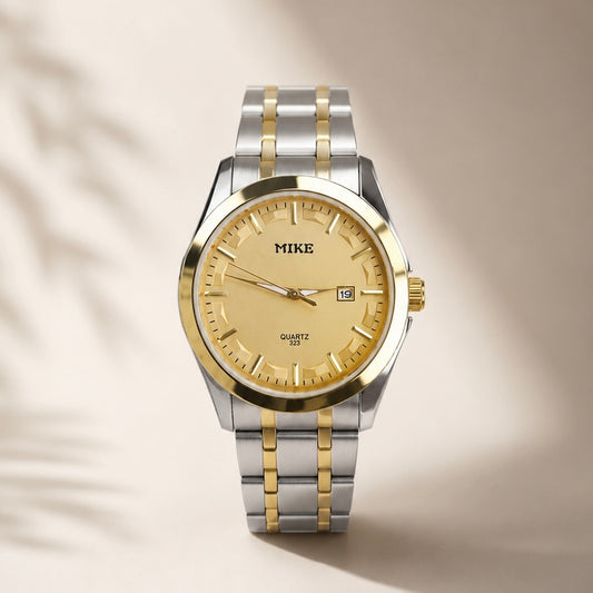 Mike Watch For Men - Silver And Gold